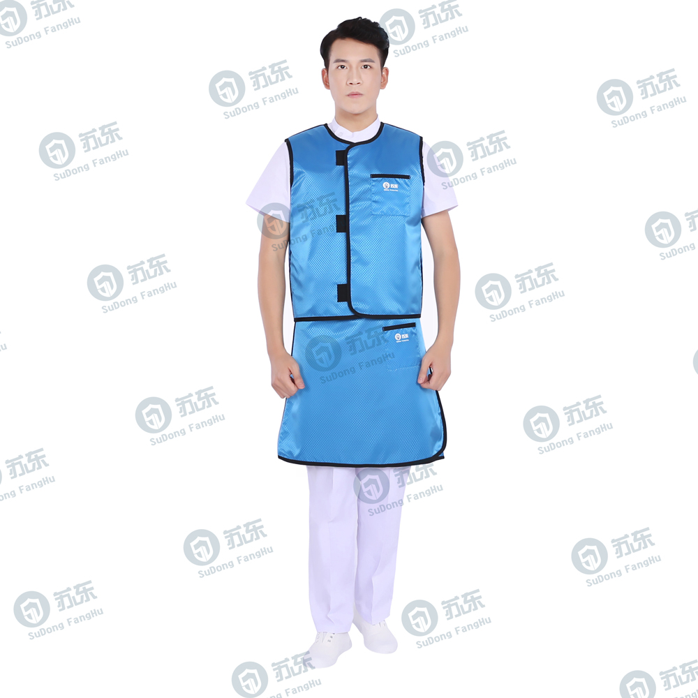 9559-新款菱形天藍(lán)分體無袖-正面